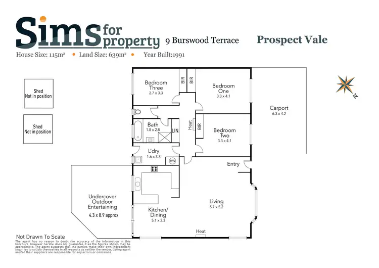 Floorplan of Homely house listing, 9 Burswood Terrace, Prospect Vale TAS 7250