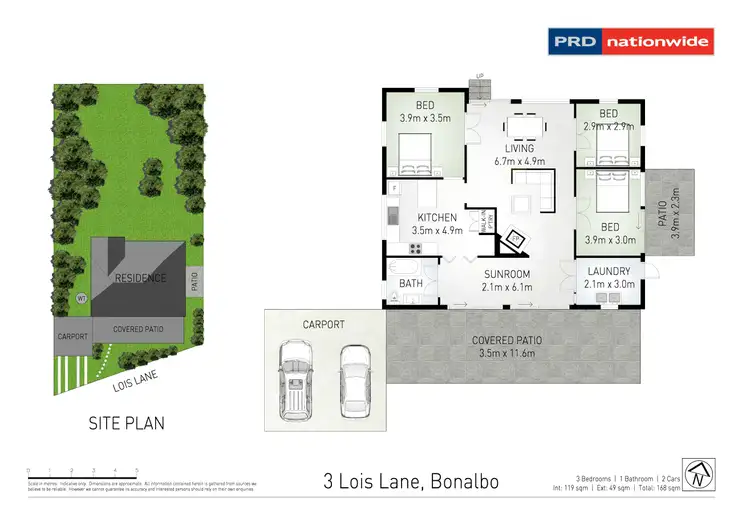 Floorplan of Homely house listing, 3 Lois Lane, Bonalbo NSW 2469