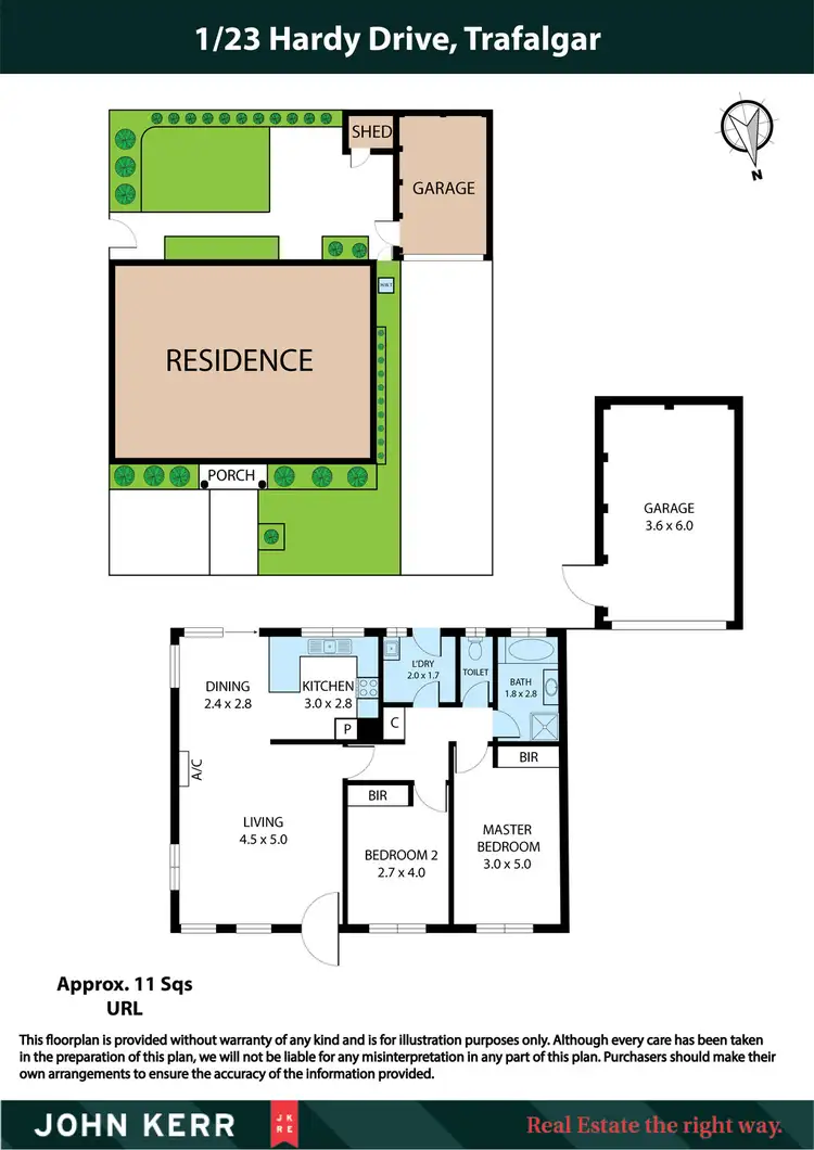 Floorplan of Homely house listing, 1-23 Hardy Drive, Trafalgar VIC 3824