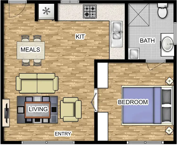 Floorplan of Homely unit listing, 4/22 Carrington Street, Queanbeyan East NSW 2620