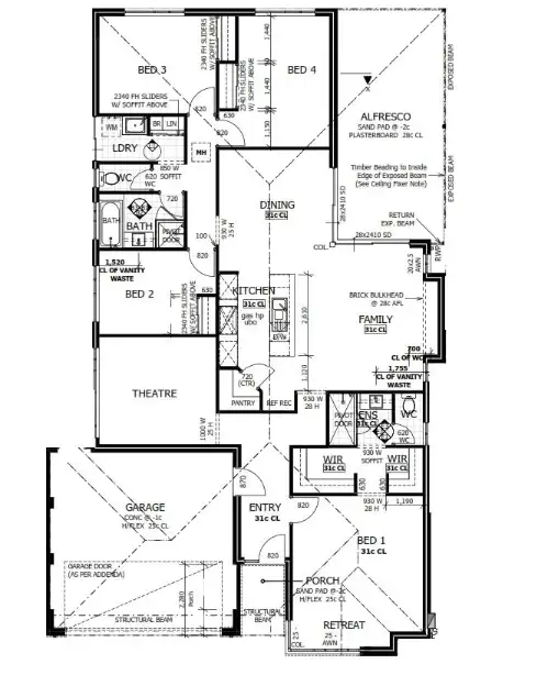 Floorplan of Homely house listing, 27 Albavale Road, Piara Waters WA 6112