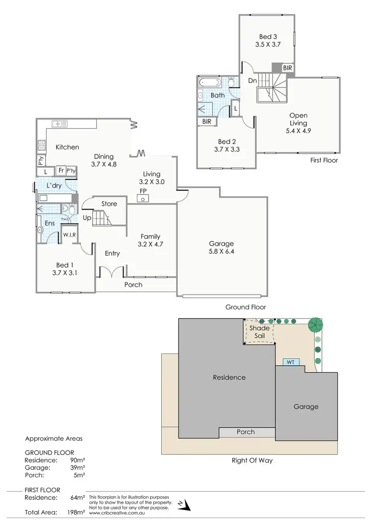 Floorplan of Homely house listing, 12B Deeley Street, Maylands WA 6051