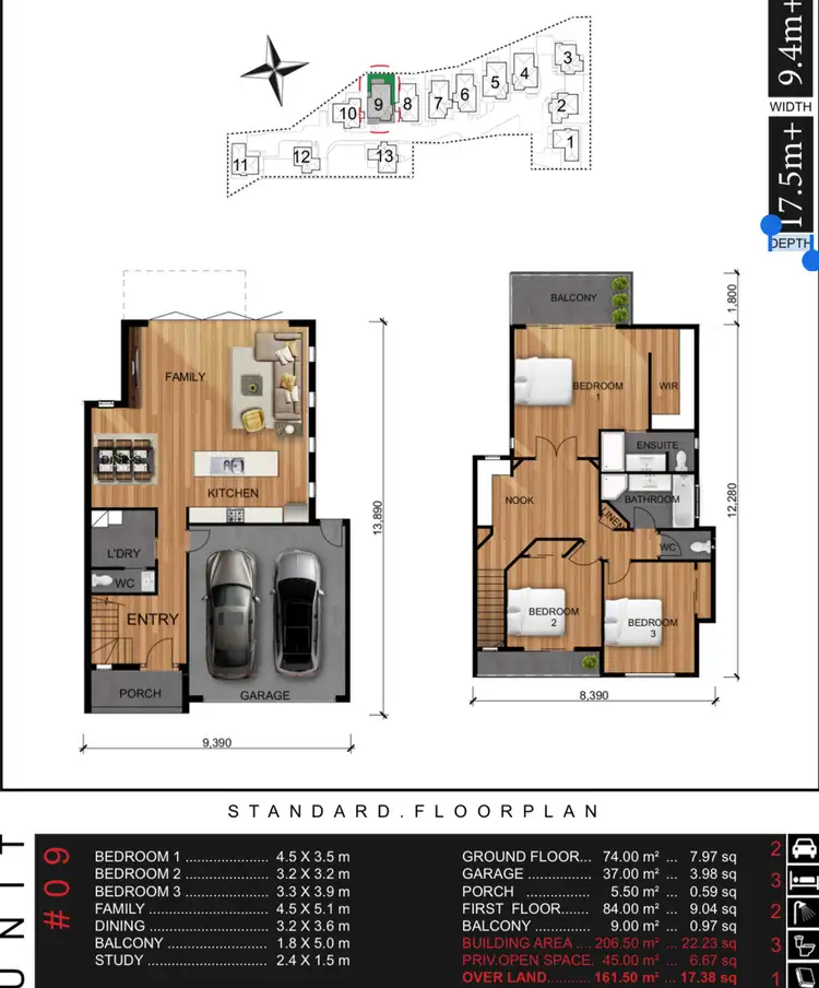 Floorplan of Homely house listing, 7 & 8/1A McGrath Place, Sunshine North VIC 3020