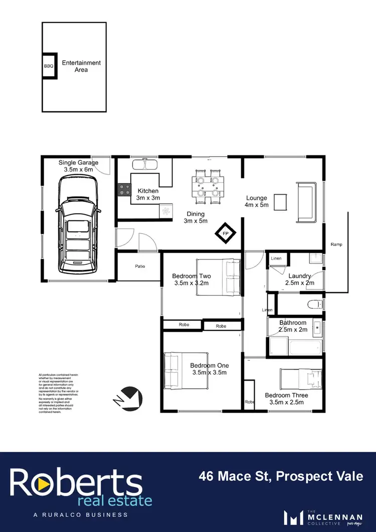 Floorplan of Homely house listing, 46 Mace Street, Prospect Vale TAS 7250