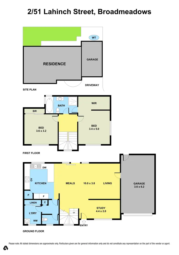 Floorplan of Homely townhouse listing, 2/51 Lahinch Street, Broadmeadows VIC 3047