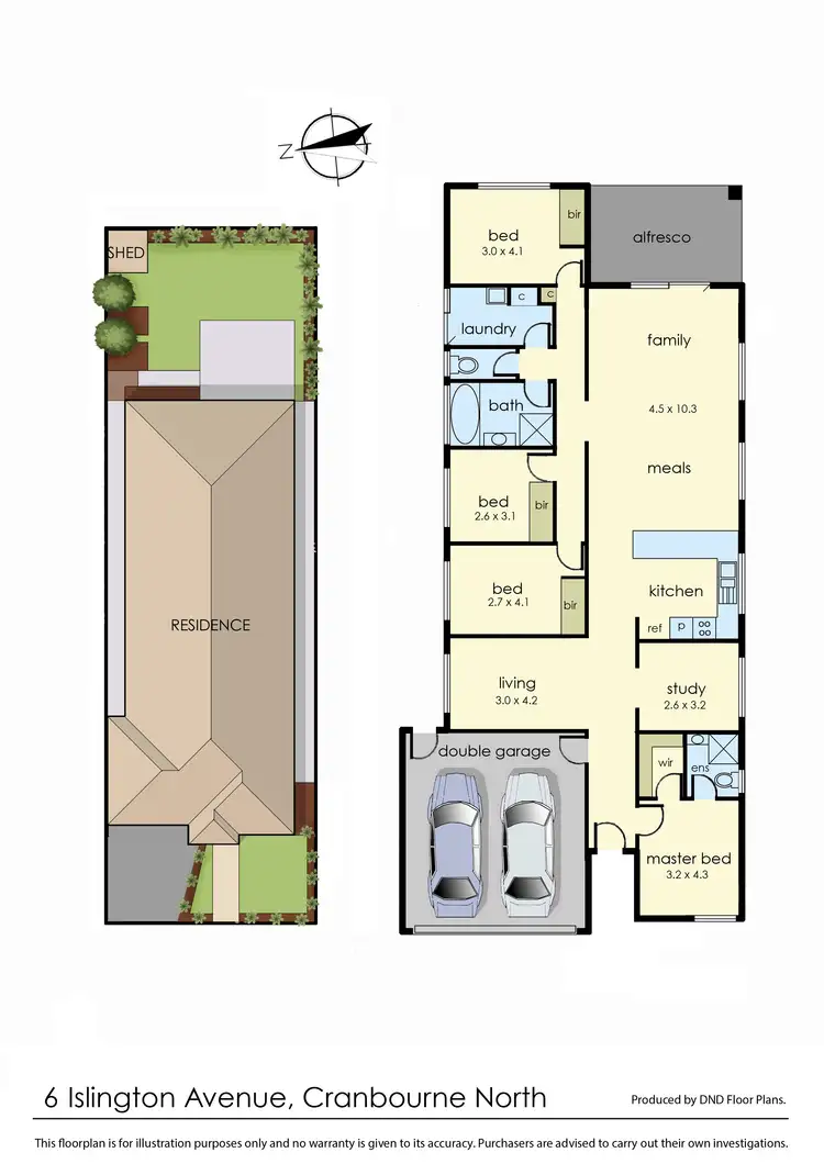 Floorplan of Homely house listing, 6 Islington Avenue, Cranbourne North VIC 3977