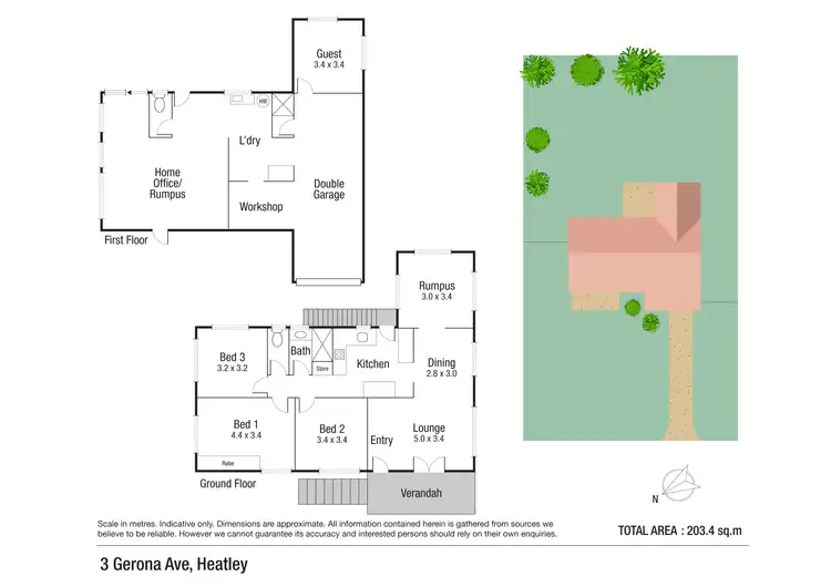 Floorplan of Homely house listing, 3 Gerona Avenue, Heatley QLD 4814