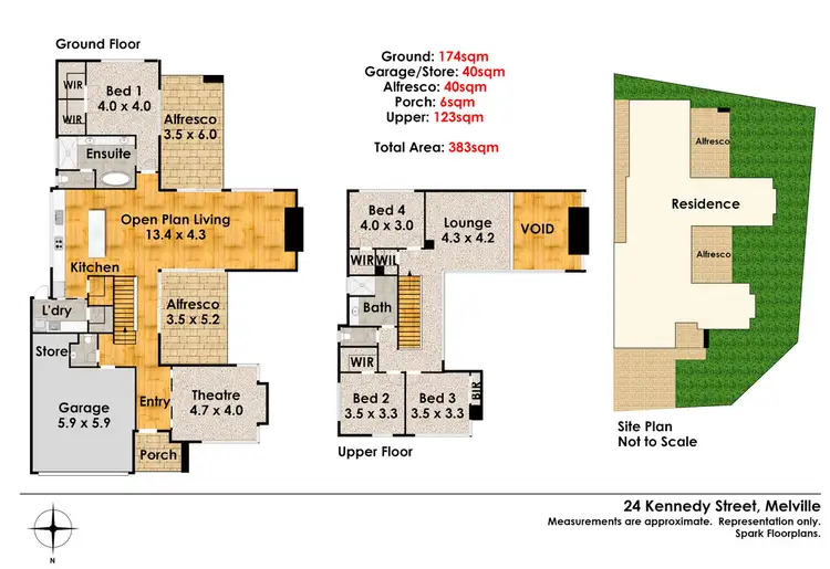 Floorplan of Homely house listing, 24 Kennedy Street, Melville WA 6156