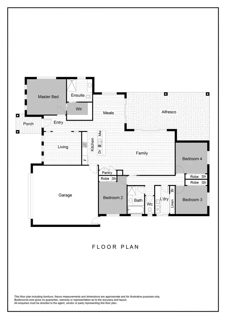Floorplan of Homely house listing, 64 Castle Creek Road, Wodonga VIC 3690
