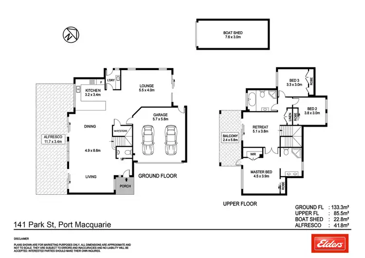 Floorplan of Homely house listing, 141 Park Street, Port Macquarie NSW 2444