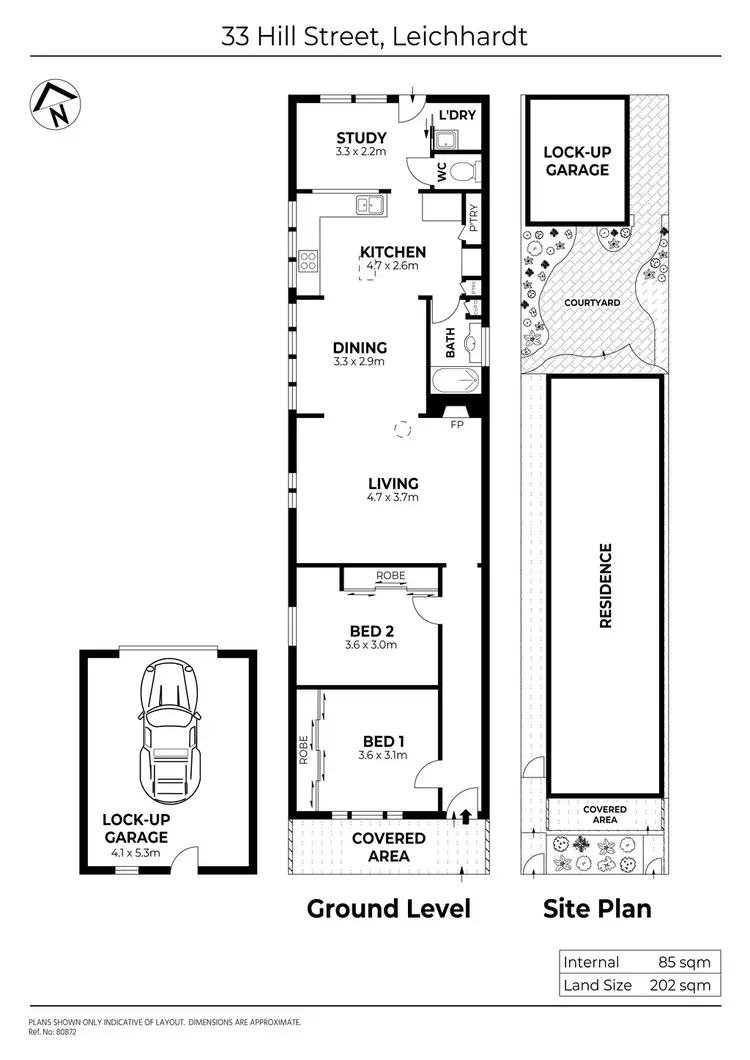 Floorplan of Homely house listing, 33 Hill Street, Leichhardt NSW 2040