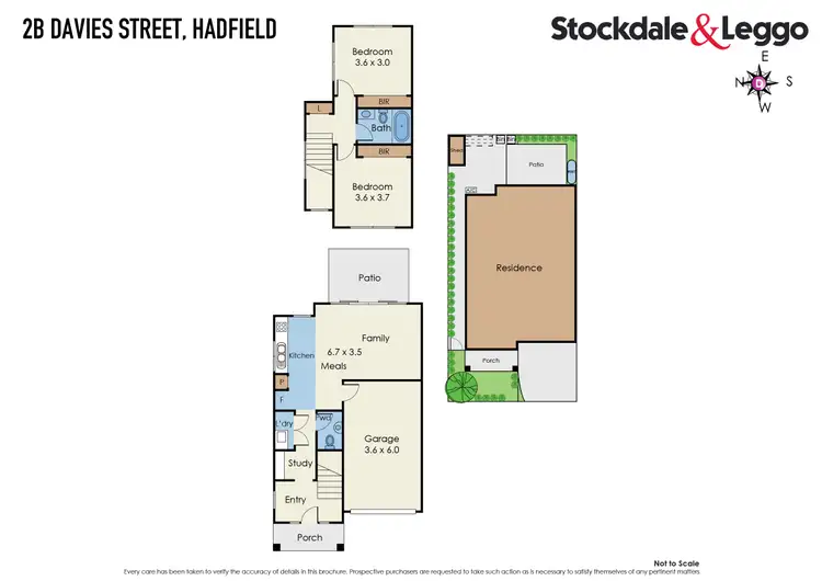 Floorplan of Homely townhouse listing, 2B Davies Street, Hadfield VIC 3046