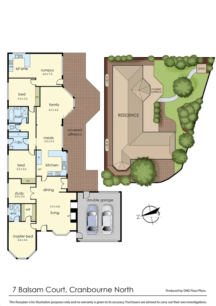 Floorplan of Homely house listing, 7 Balsam Court, Cranbourne North VIC 3977