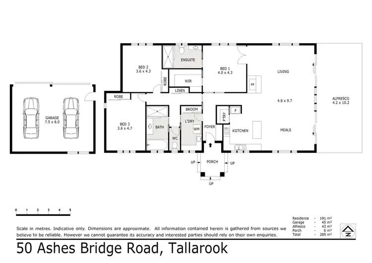 Floorplan of Homely rural property listing, 50 Ashes Bridge Road, Tallarook VIC 3659