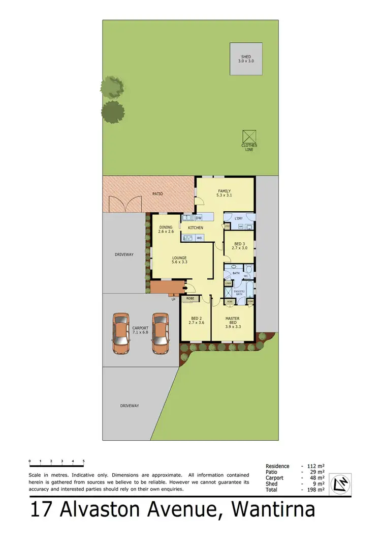 Floorplan of Homely house listing, 17 Alvaston Avenue, Wantirna VIC 3152
