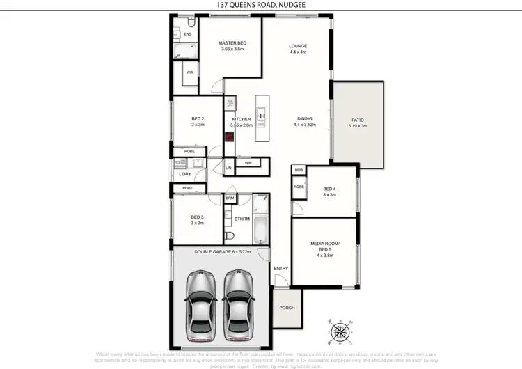 Floorplan of Homely house listing, 137 Queens Road, Nudgee QLD 4014