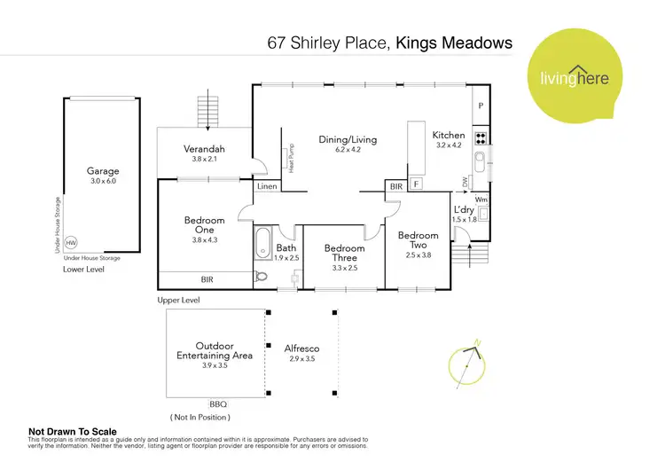 Floorplan of Homely house listing, 67 Shirley Place, Kings Meadows TAS 7249