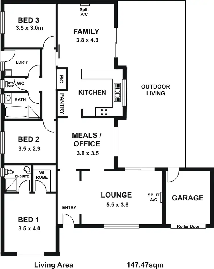 Floorplan of Homely house listing, 38 Sixth Street, Loxton SA 5333