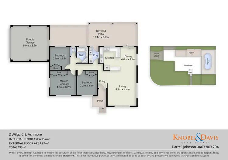 Floorplan of Homely house listing, 2 Wilga Court, Ashmore QLD 4214