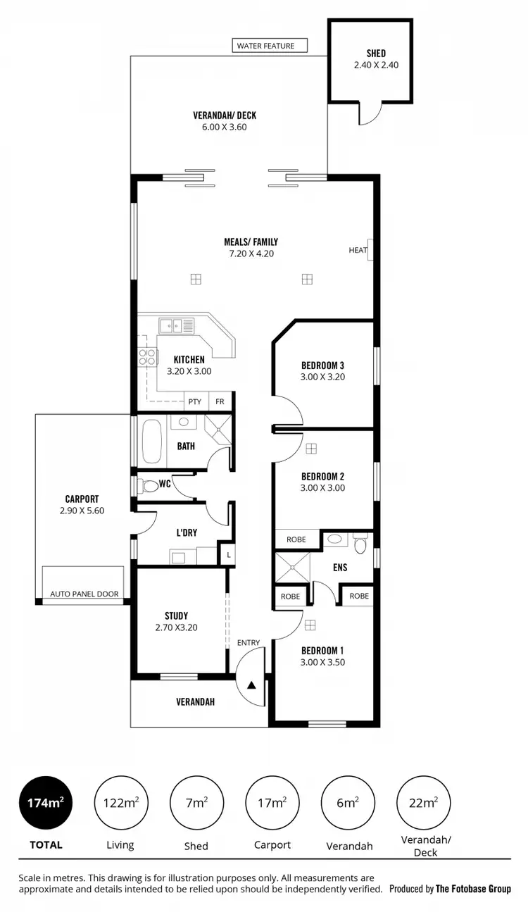 Floorplan of Homely house listing, 6 Sandpiper Chase, Mawson Lakes SA 5095