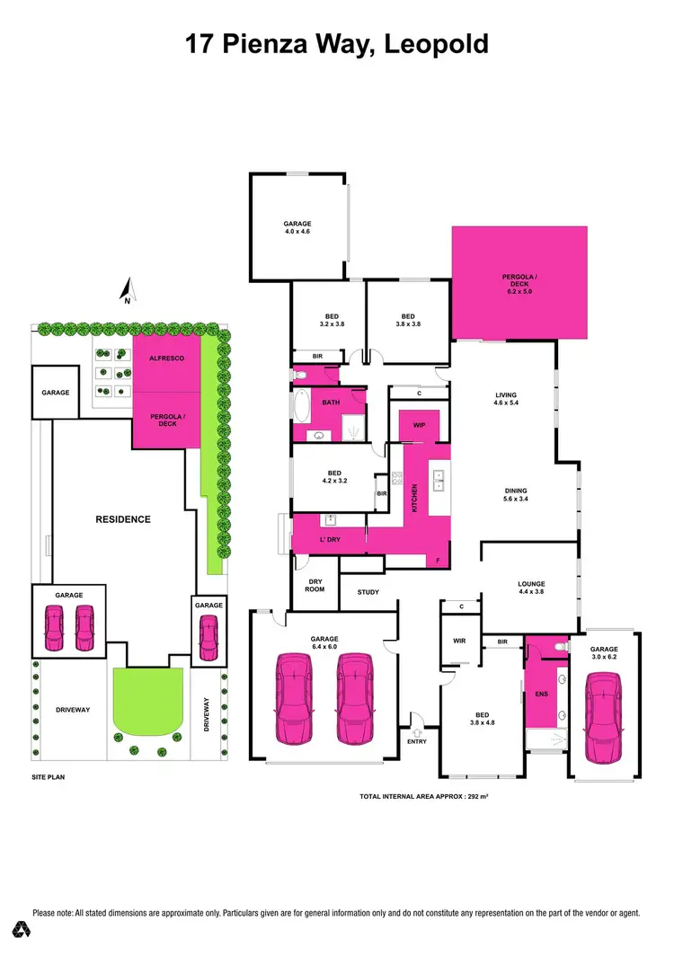 Floorplan of Homely house listing, 17 Pienza Way, Leopold VIC 3224