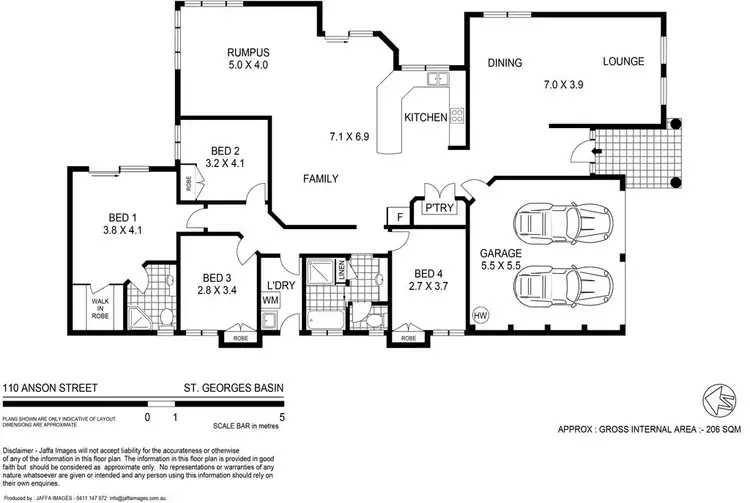 Floorplan of Homely house listing, 110 Anson Street, St Georges Basin NSW 2540