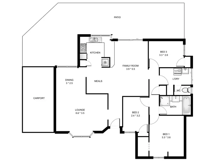 Floorplan of Homely house listing, 45 Pelican Ramble, Yangebup WA 6164