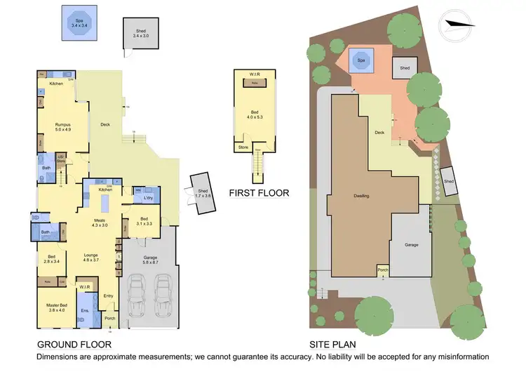 Floorplan of Homely house listing, 6 Tarakan Street, Boronia VIC 3155