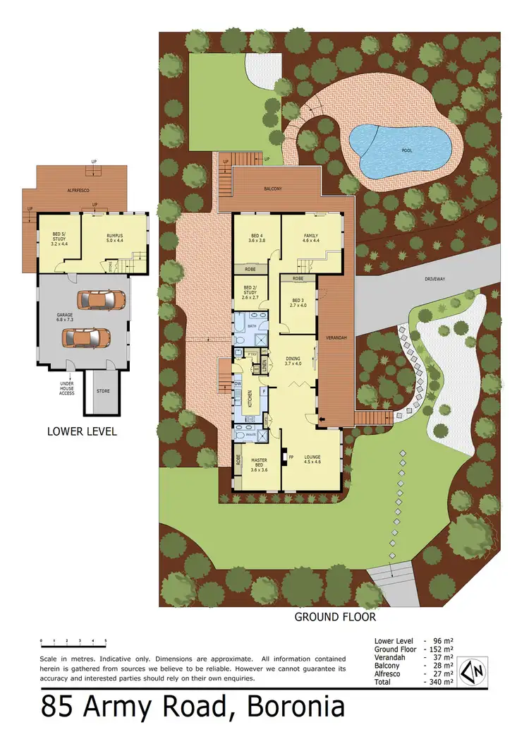Floorplan of Homely house listing, 85 Army Rd, Boronia VIC 3155