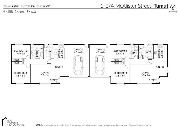 Floorplan of Homely block of units listing, 4 McAlister Street, Tumut NSW 2720