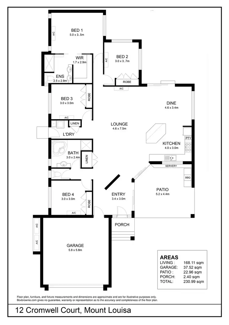 Floorplan of Homely house listing, 12 Cromwell Court, Mount Louisa QLD 4814