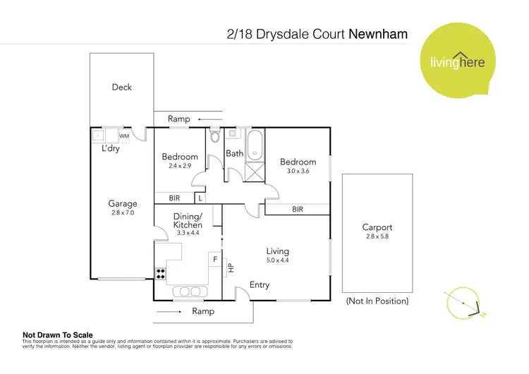 Floorplan of Homely house listing, 2/18 Drysdale Court, Newnham TAS 7248