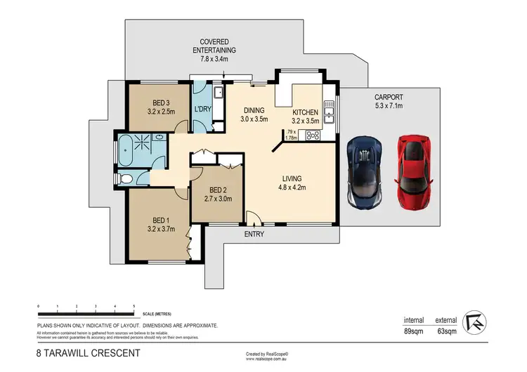 Floorplan of Homely house listing, 8 Tarawill Crescent, Ferny Hills QLD 4055