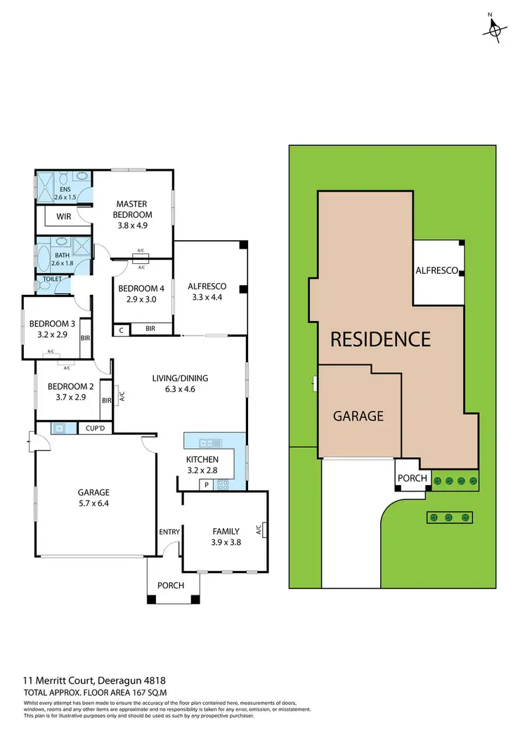 Floorplan of Homely house listing, 11 Merritt Court, Deeragun QLD 4818
