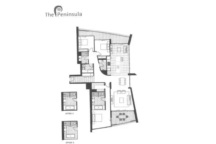 Floorplan of Homely apartment listing, 1408/96 Bow River Crescent, Burswood WA 6100