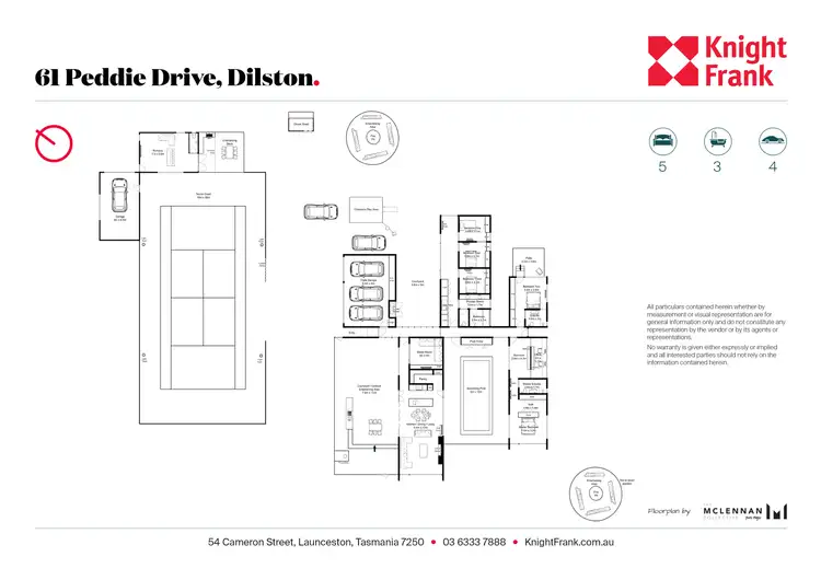 Floorplan of Homely house listing, 61 Peddie Drive, Dilston TAS 7252