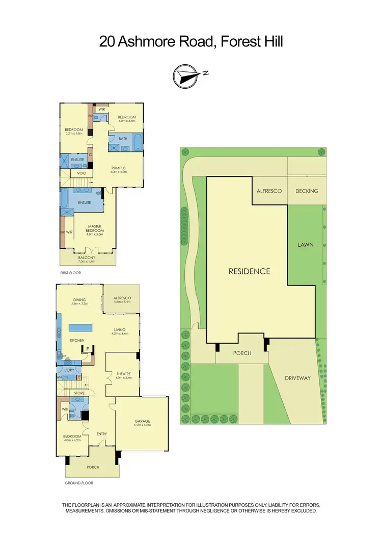 Floorplan of Homely house listing, 20 Ashmore Road, Forest Hill VIC 3131