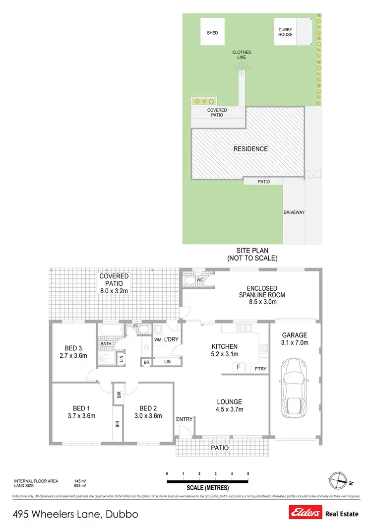 Floorplan of Homely house listing, 495 Wheelers Lane, Dubbo NSW 2830