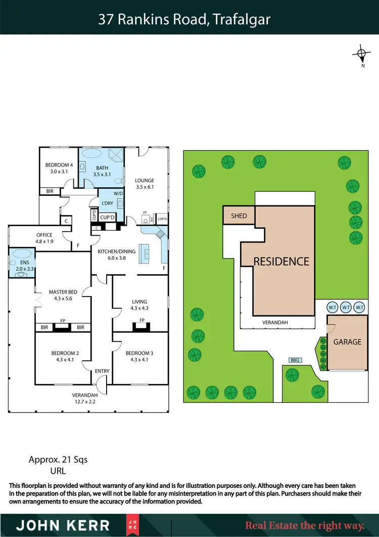 Floorplan of Homely rural property listing, 37 Rankin's Road, Trafalgar VIC 3824