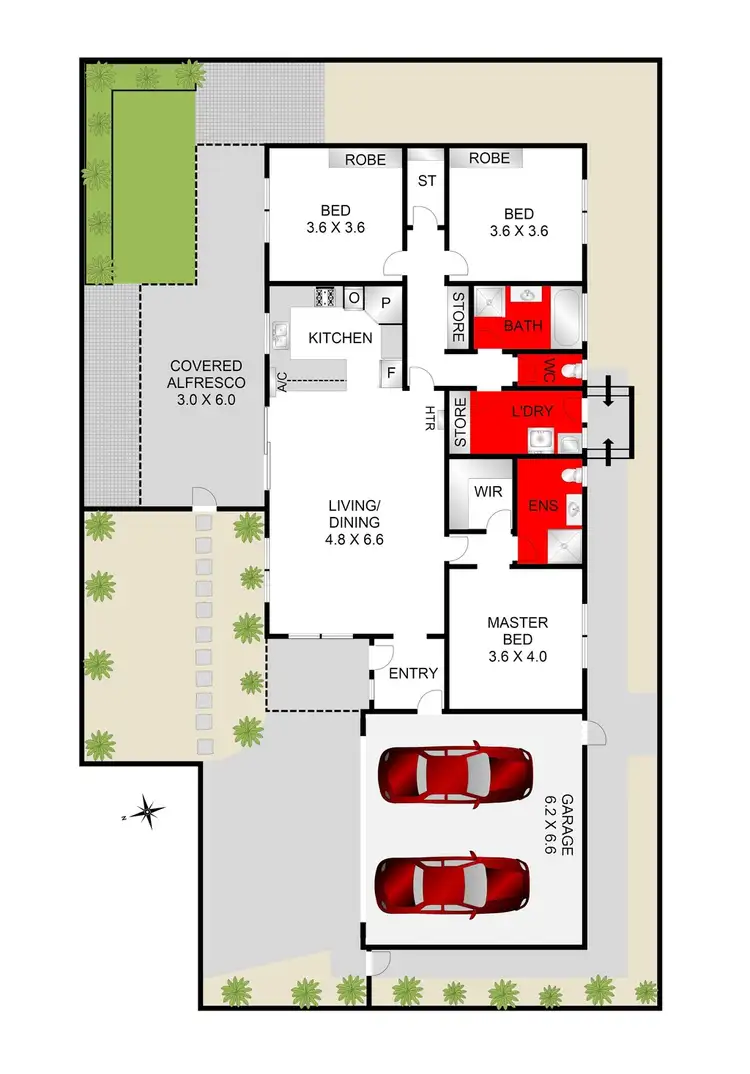 Floorplan of Homely house listing, 7 Jackson Court, Grovedale VIC 3216