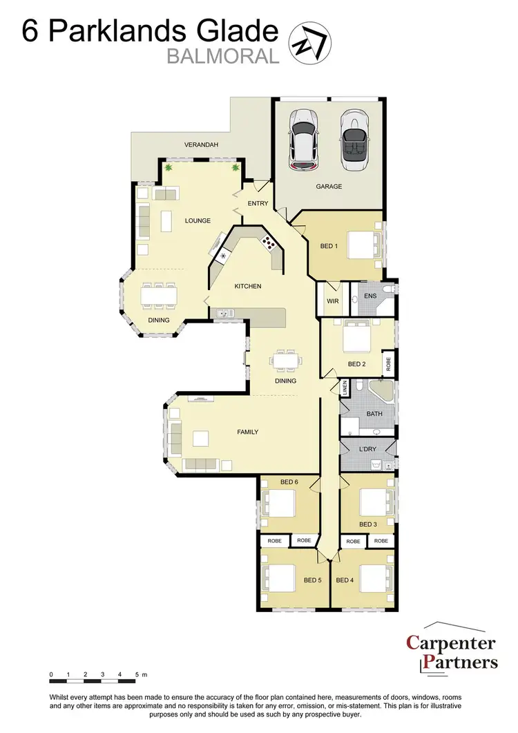 Floorplan of Homely house listing, 6 Parklands Glade, Balmoral NSW 2571