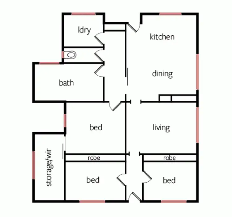 Floorplan of Homely house listing, 56 Wawunna Road, Horsham VIC 3400