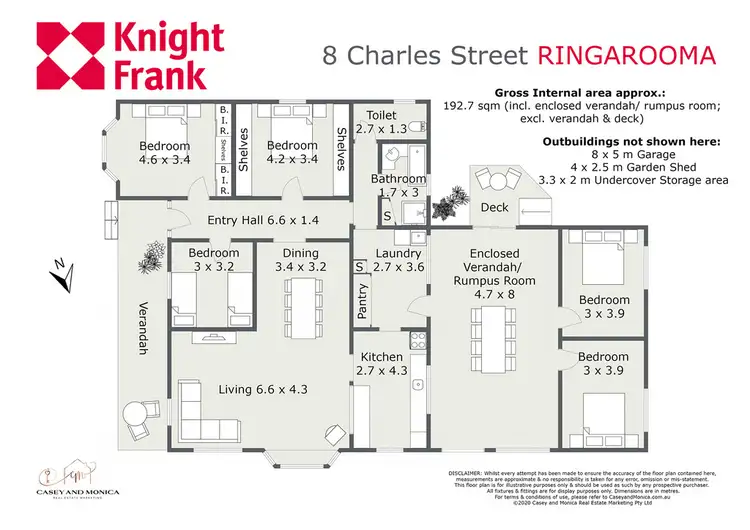 Floorplan of Homely house listing, 8 Charles Street, Ringarooma TAS 7263
