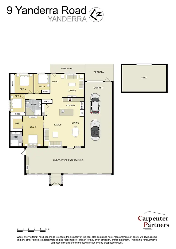 Floorplan of Homely house listing, 9 Yanderra Road, Yanderra NSW 2574