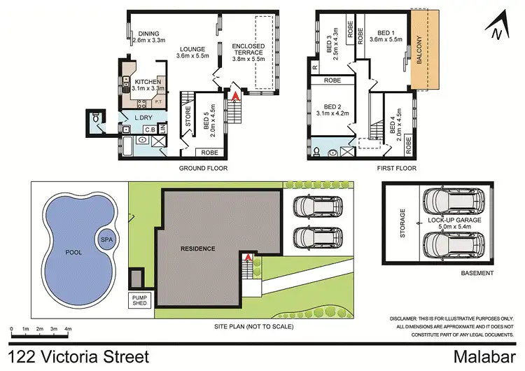 Floorplan of Homely house listing, 122 Victoria Street, Malabar NSW 2036