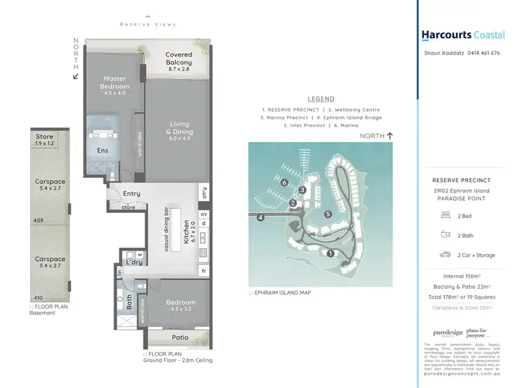 Floorplan of Homely apartment listing, 29102 Ephraim Island, Paradise Point QLD 4216