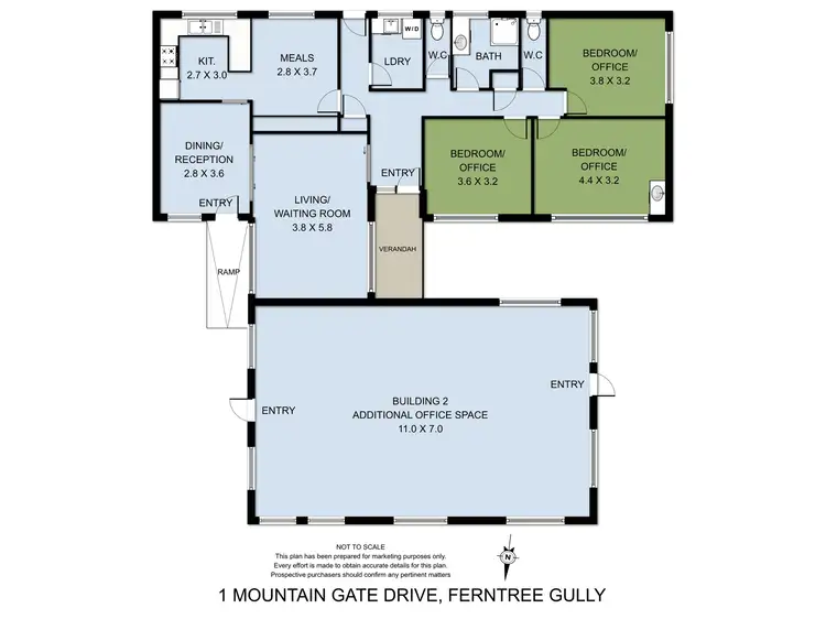 Floorplan of Homely land listing, 1 Mountain Gate Drive, Ferntree Gully VIC 3156