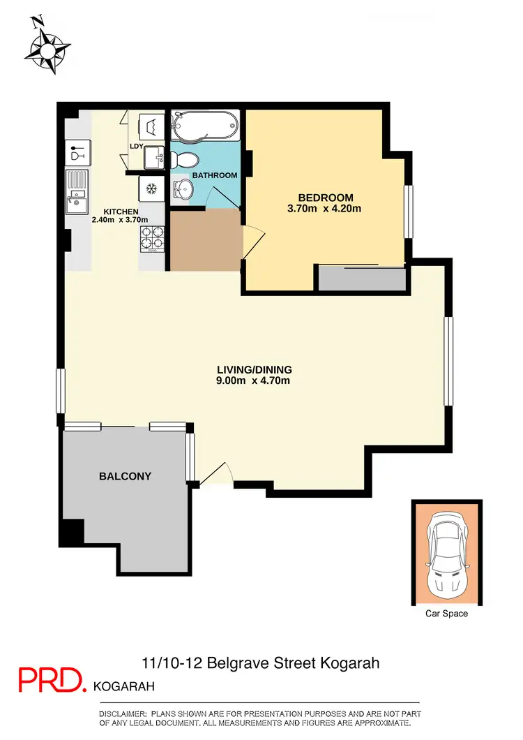 Floorplan of Homely apartment listing, 11/10-12 Belgrave Street, Kogarah NSW 2217