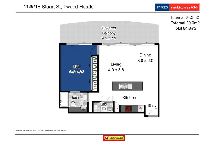 Floorplan of Homely unit listing, 1136/14-22 Stuart Street, Tweed Heads NSW 2485