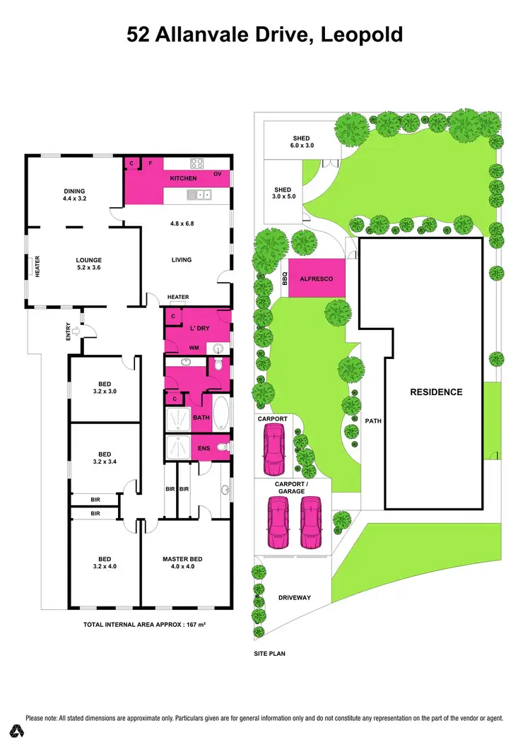Floorplan of Homely house listing, 52 Allanvale Ave, Leopold VIC 3224